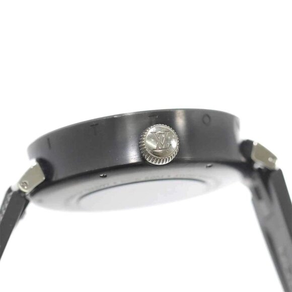 LOUIS VUITTON Tambour Moon Dual Time GMT QA097 Quarts Mens Watch 90282585 - Picture 5 of 8